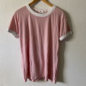 VS Pink Ringer Tee